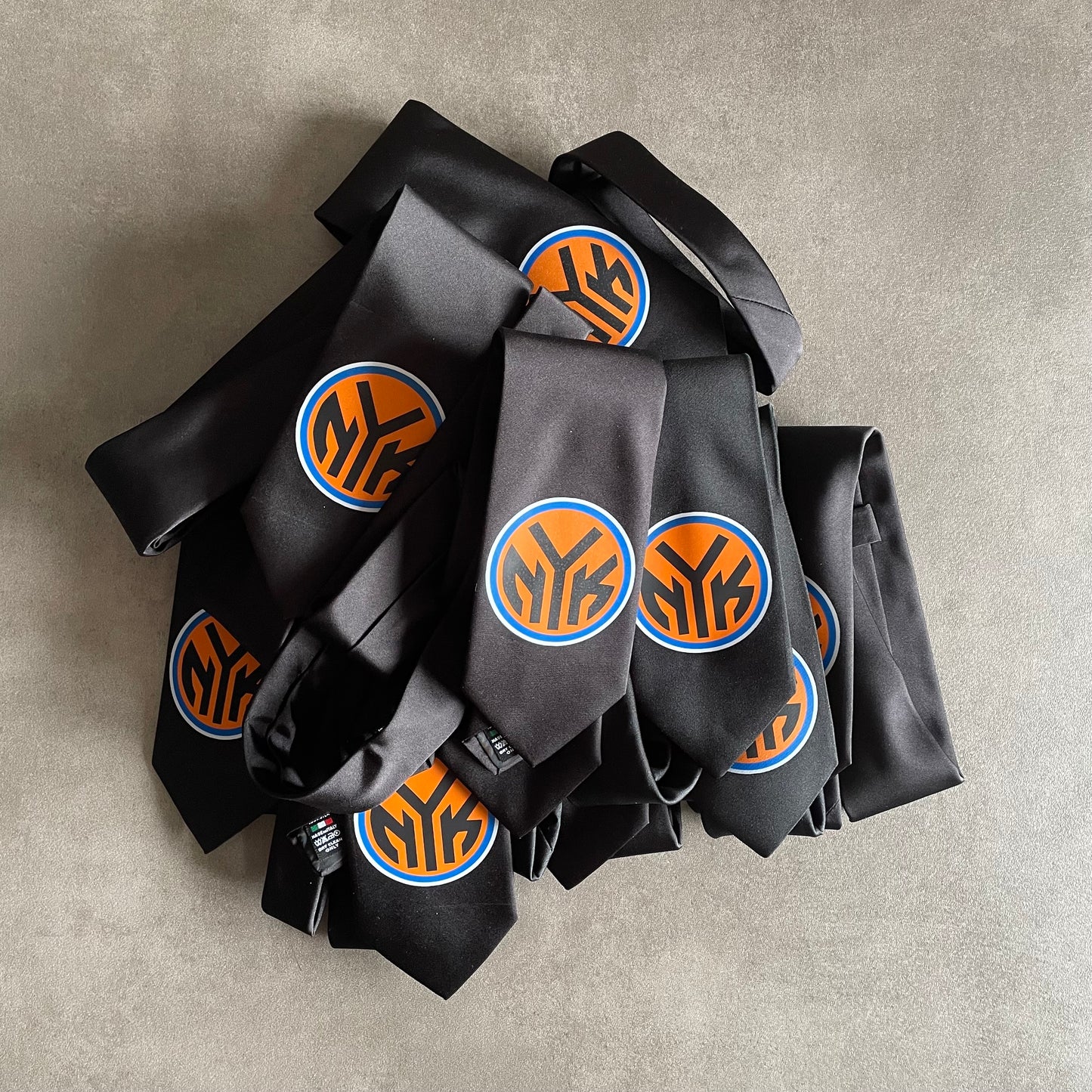 New York Knicks Black Silk Tie
