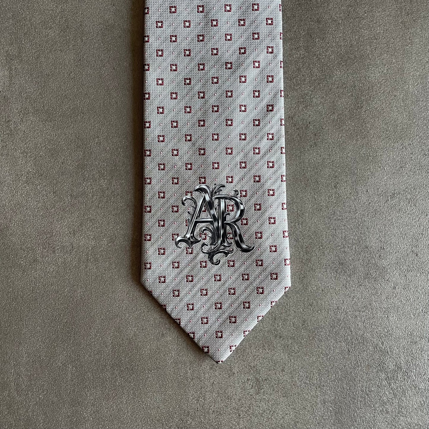 Cravatta Vintage "AR" Chrome