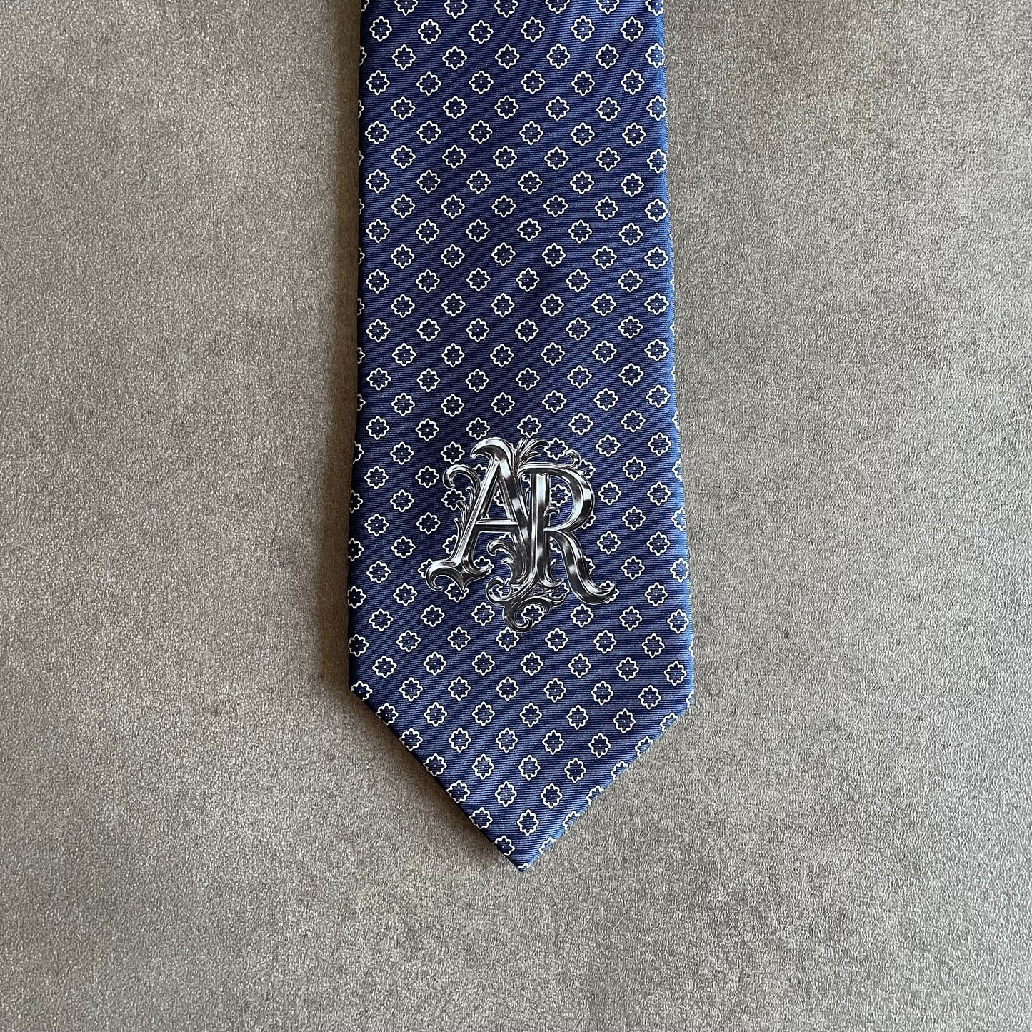 Cravatta Vintage "AR" Chrome