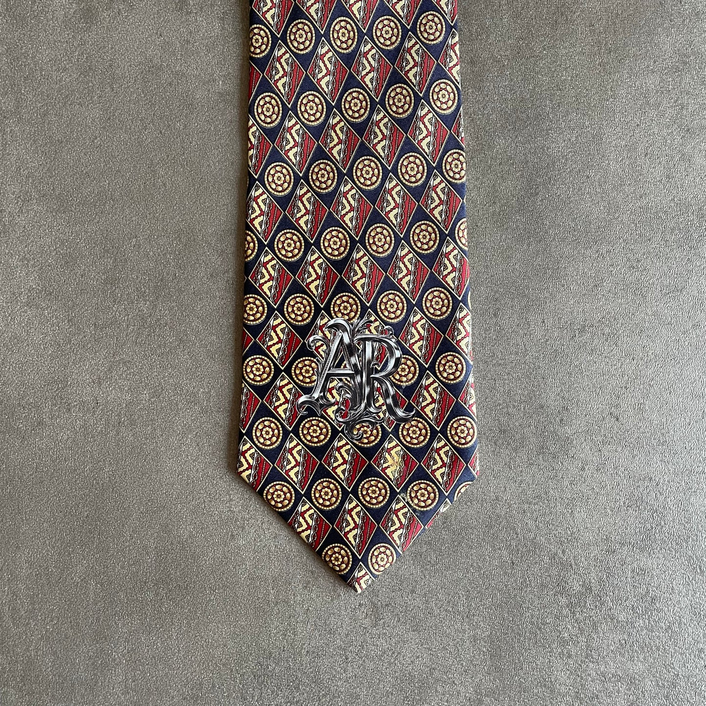 Cravatta Vintage "AR" Chrome