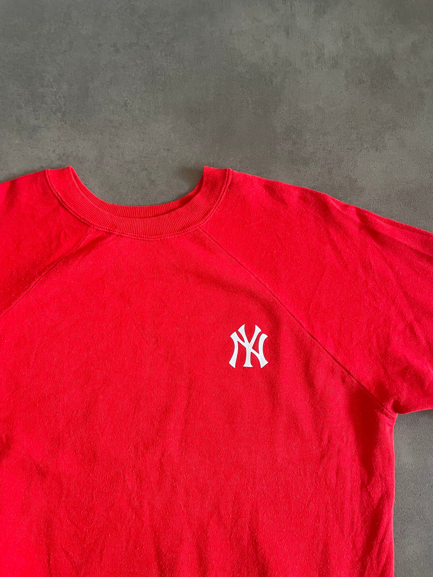 1990S NY YANKEES CUSTOM SWEATSHIRT RAGLAN (XL)