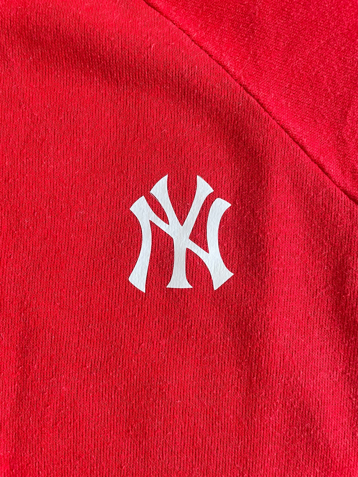 1990S NY YANKEES CUSTOM SWEATSHIRT RAGLAN (XL)