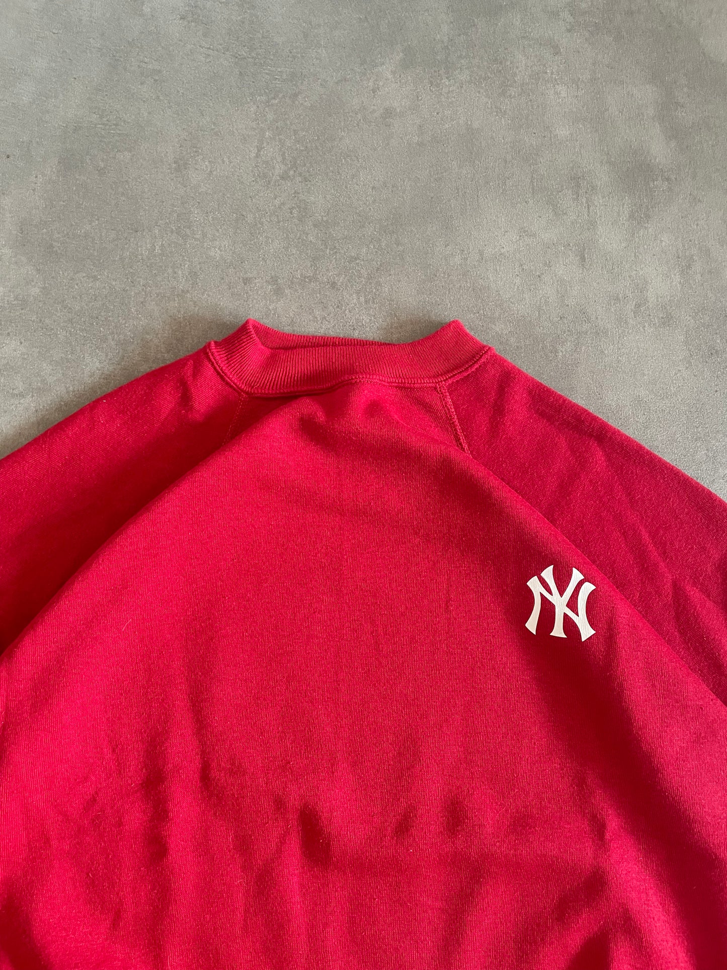 1990S NY YANKEES CUSTOM SWEATSHIRT RAGLAN (XL)