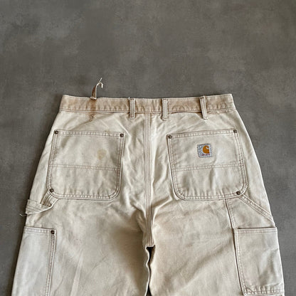 DIRTY AND DISTRESSED CARHARTT DOUBLE KNEE