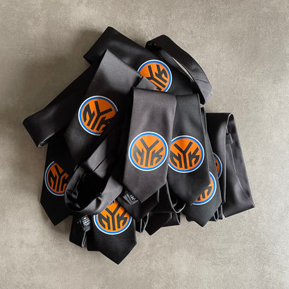 New York Knicks Black Silk Tie