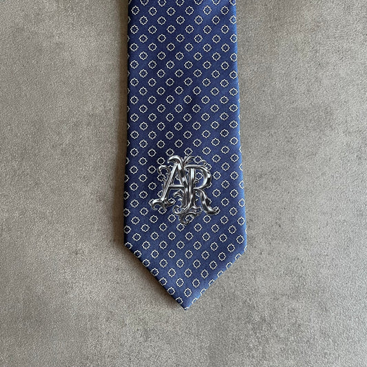 Vintage "AR" Chrome Tie